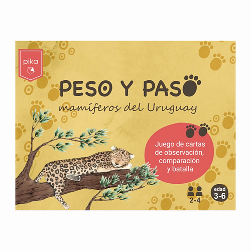 Post destacado de la madriguera libros | Producto: PESO Y PASO MAMIFEROS DEL URUGUAY